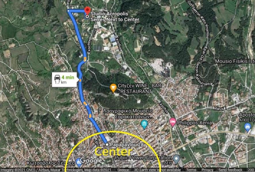 Studio Acropolis Serres Next To Center ภายนอก รูปภาพ